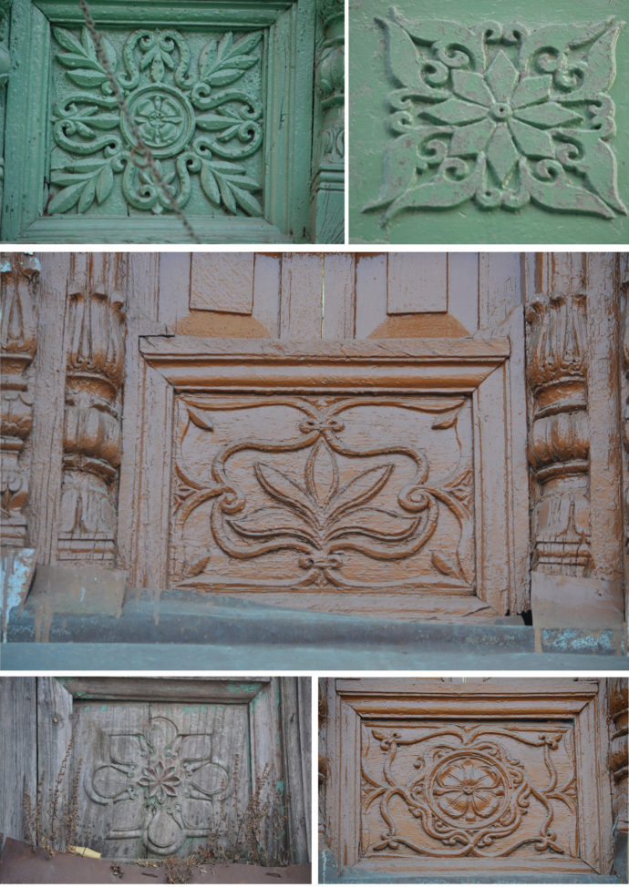 AL carved panels